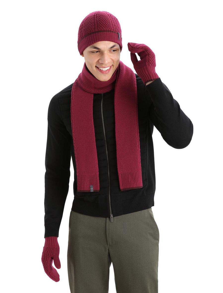 Czapki Icebreaker Unisex Merino Waypoint Beanie Męskie Różowe | PL 1855YXFU